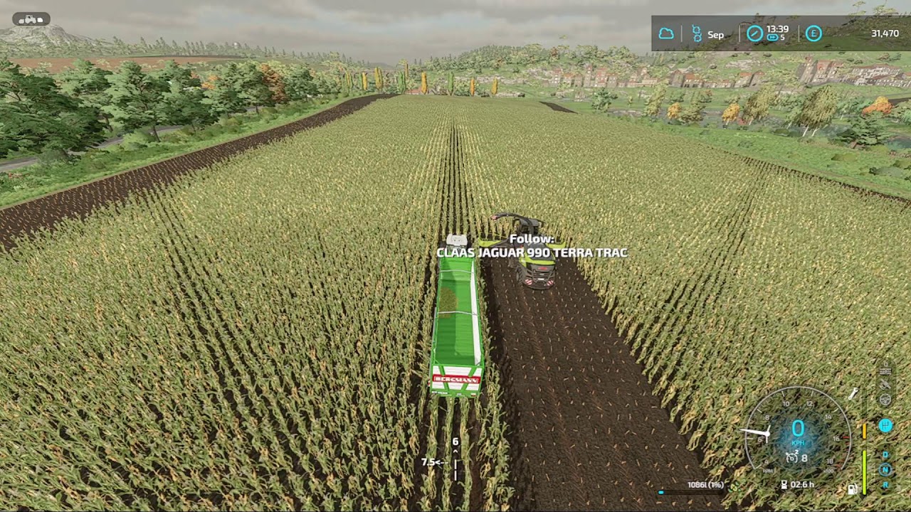 FS22 Mega Farm Build - SILAGE HARVSET #fs22 #farmingsimulator22 #silage #gaming