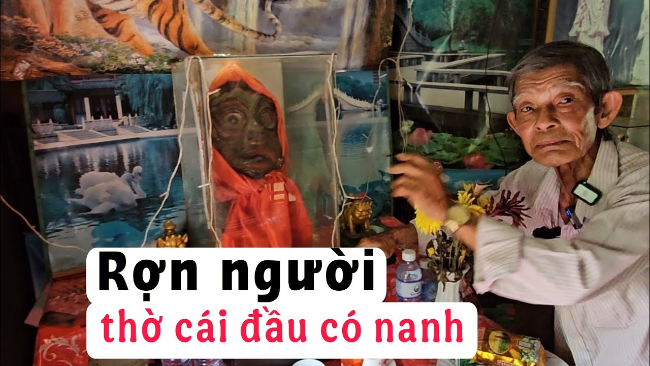 Rợn người bàn thờ tổ cái đầu có nanh của thầy pháp lúc xưa