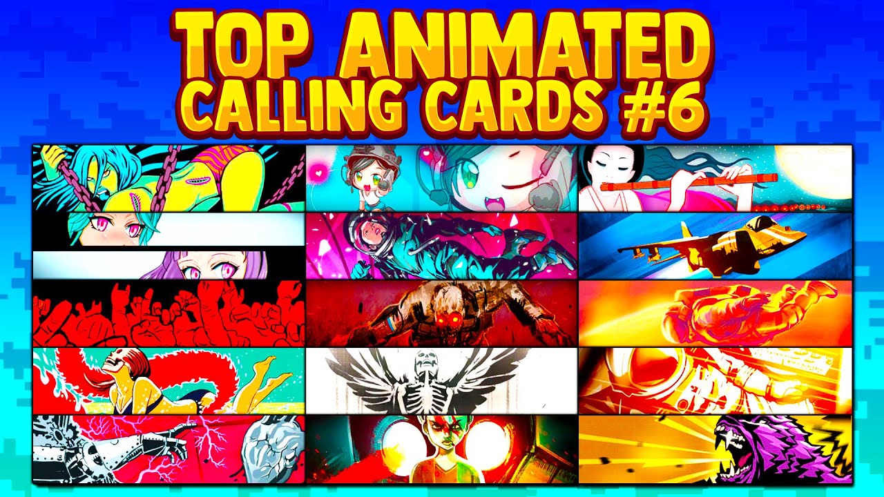 BEST ANIMATED CALLING CARDS in Modern Warfare Part 6 *Rare*