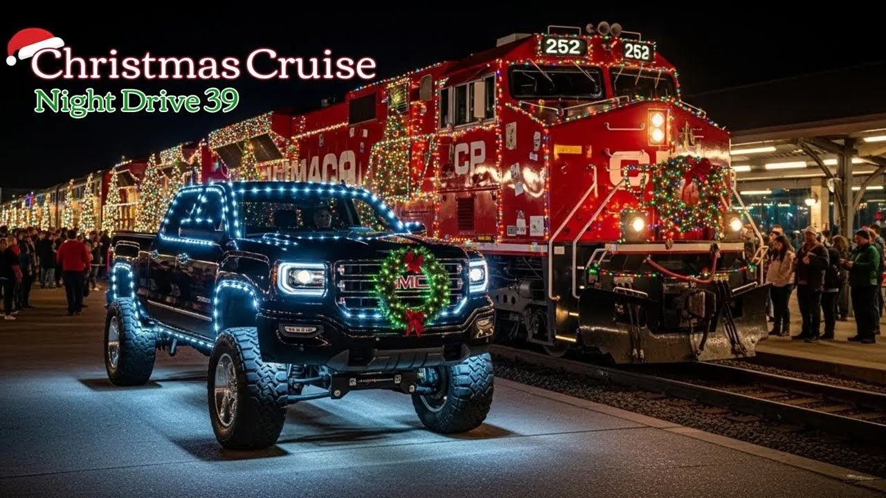 Night Drive 39 -  Christmas Train to Downtown Core