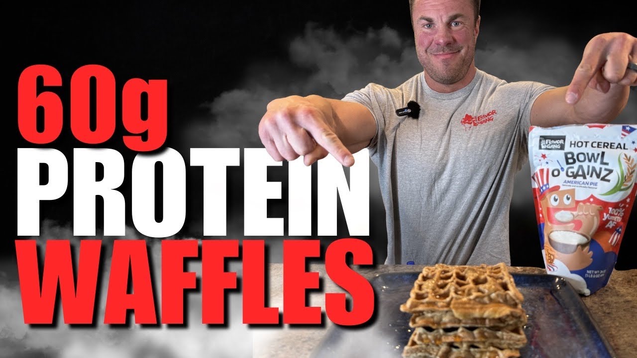 How to Make Flavor Gang Waffles | Fluffy, Delicious and 60g of Protein!