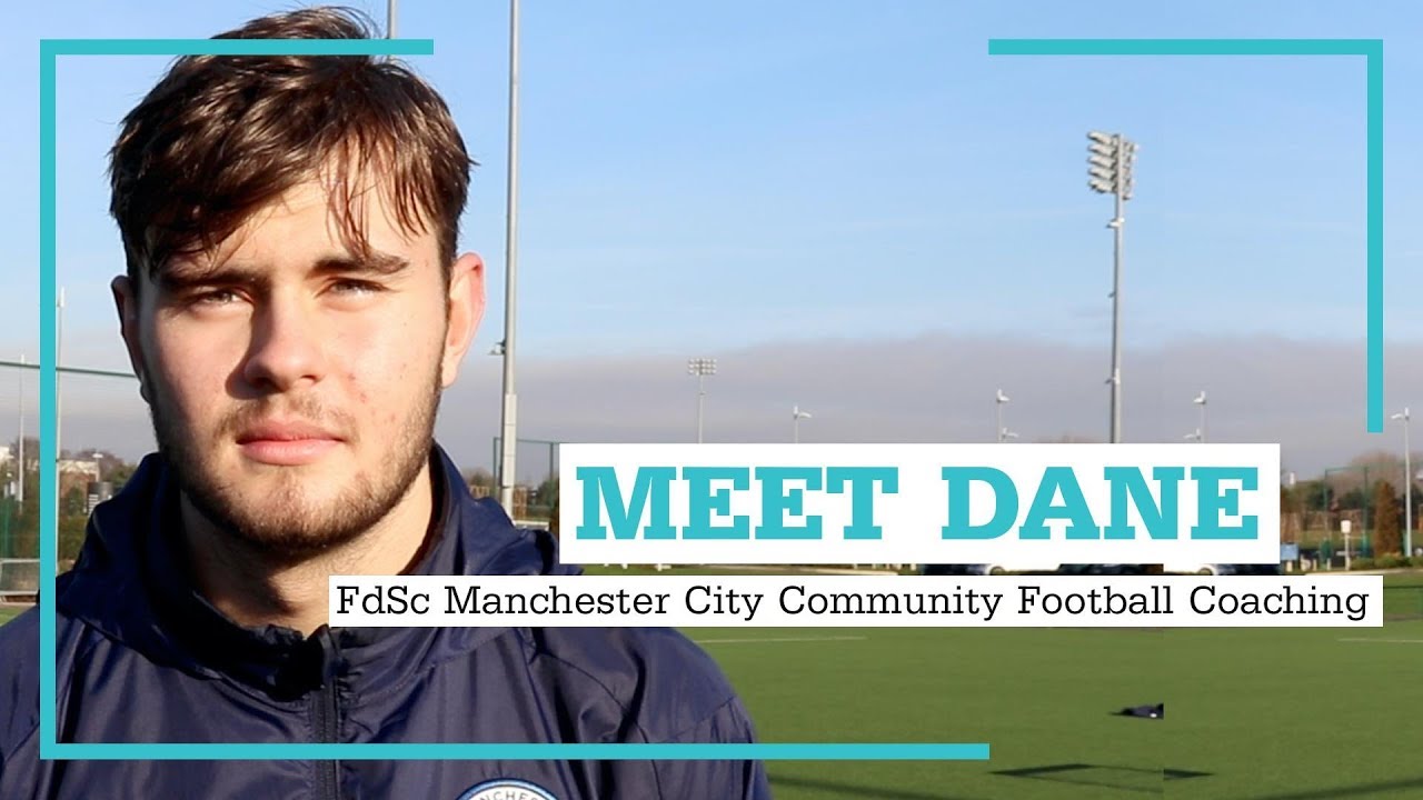 Manchester City Community Football Coaching at Manchester Met | Meet Dane