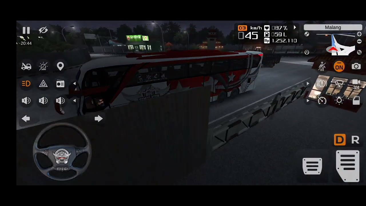 This Night Bus Drive Hits Different 😍 | Bus Simulator Indonesia Gameplay 😱 2025 |
