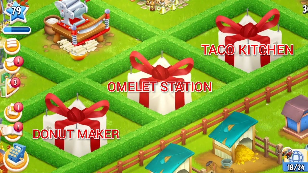 Hay Day Unlock 3 machine and gameplay level 79 #hayday #farming #games #trending 
