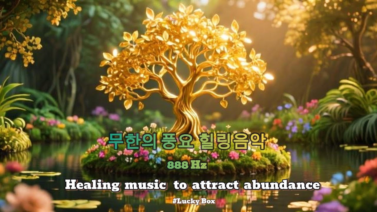 행운과 금전의 상승을 부르는 무한한 풍요 힐링 음악 주파수 888Hz🌳healing music for luck, wealth, infinite abundance #수면음악 #금나무