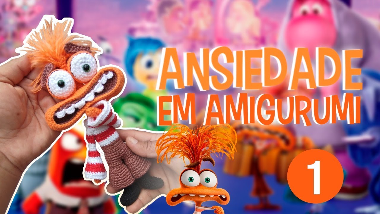 Ansiedade divertidamente em Amigurumi - Tutorial Passo a Passo: Parte 1