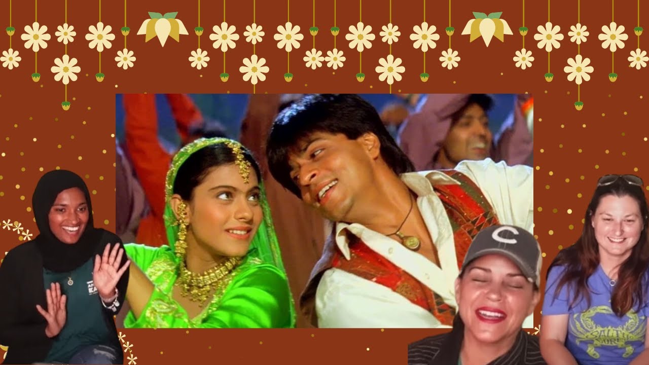 Americans' react to Mehndi Laga Ke Rakhna Song | Shah Rukh Khan, Kajol | Lata, Udit | DDLJ