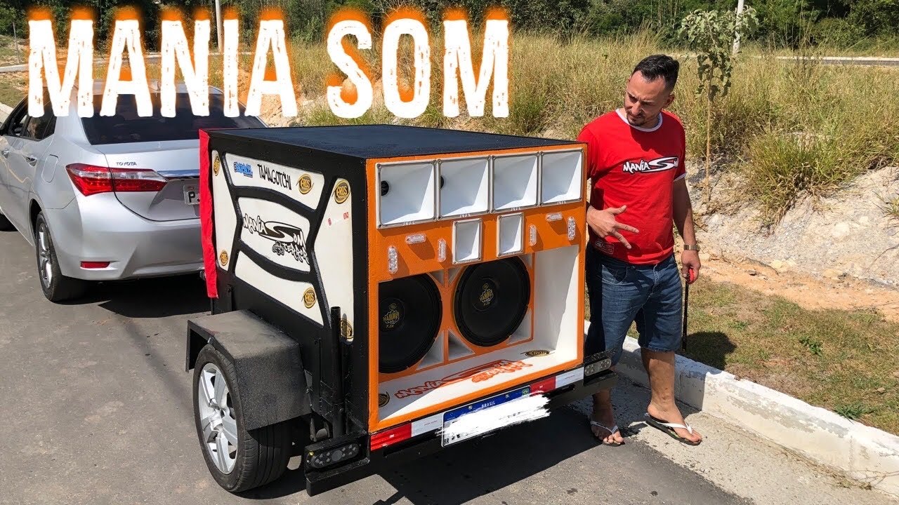 Carretinha com Eros Hammer 5.2k preparada pra racha de som.