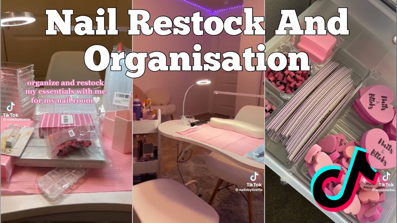Nail Organisation And Restock | TikTok Compilation
