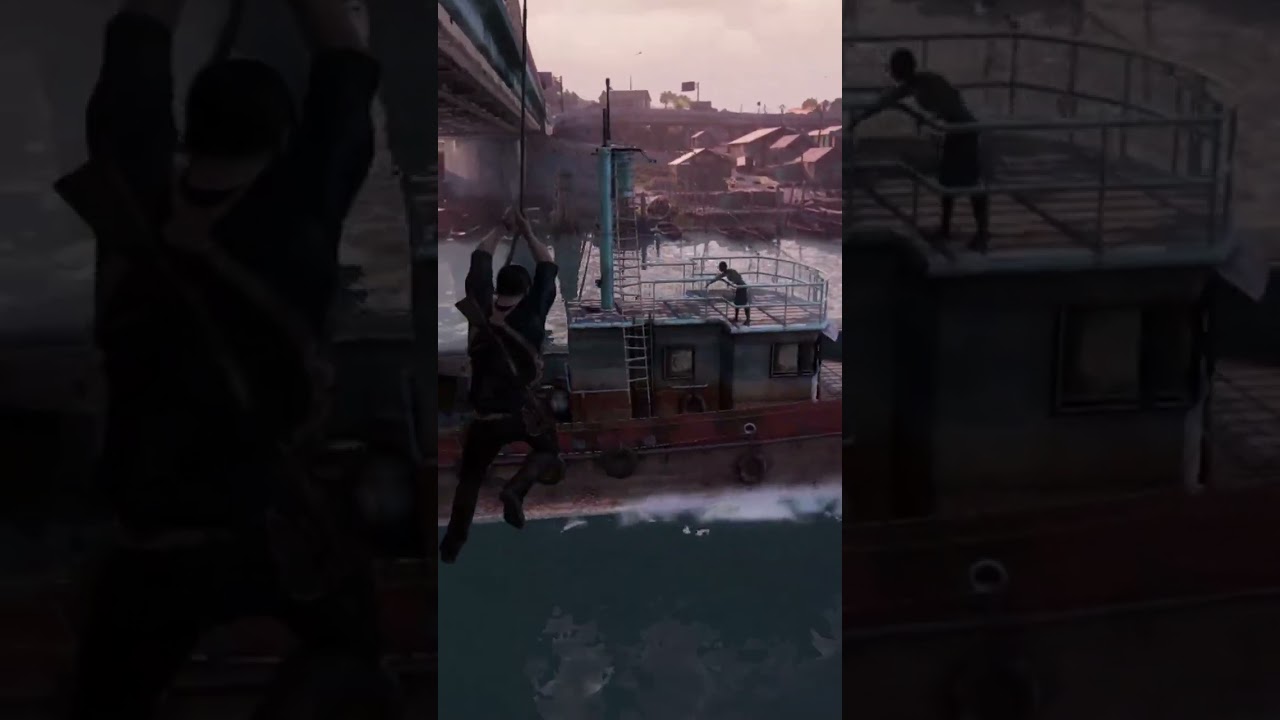 Nathan's epic stunts to watch ! 😍#shorts #uncharted4remastered #trending