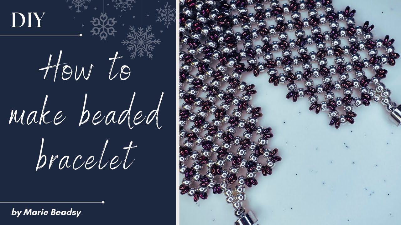 DIY Beaded Bracelet | Beading Tutorial by Marie Beadsy