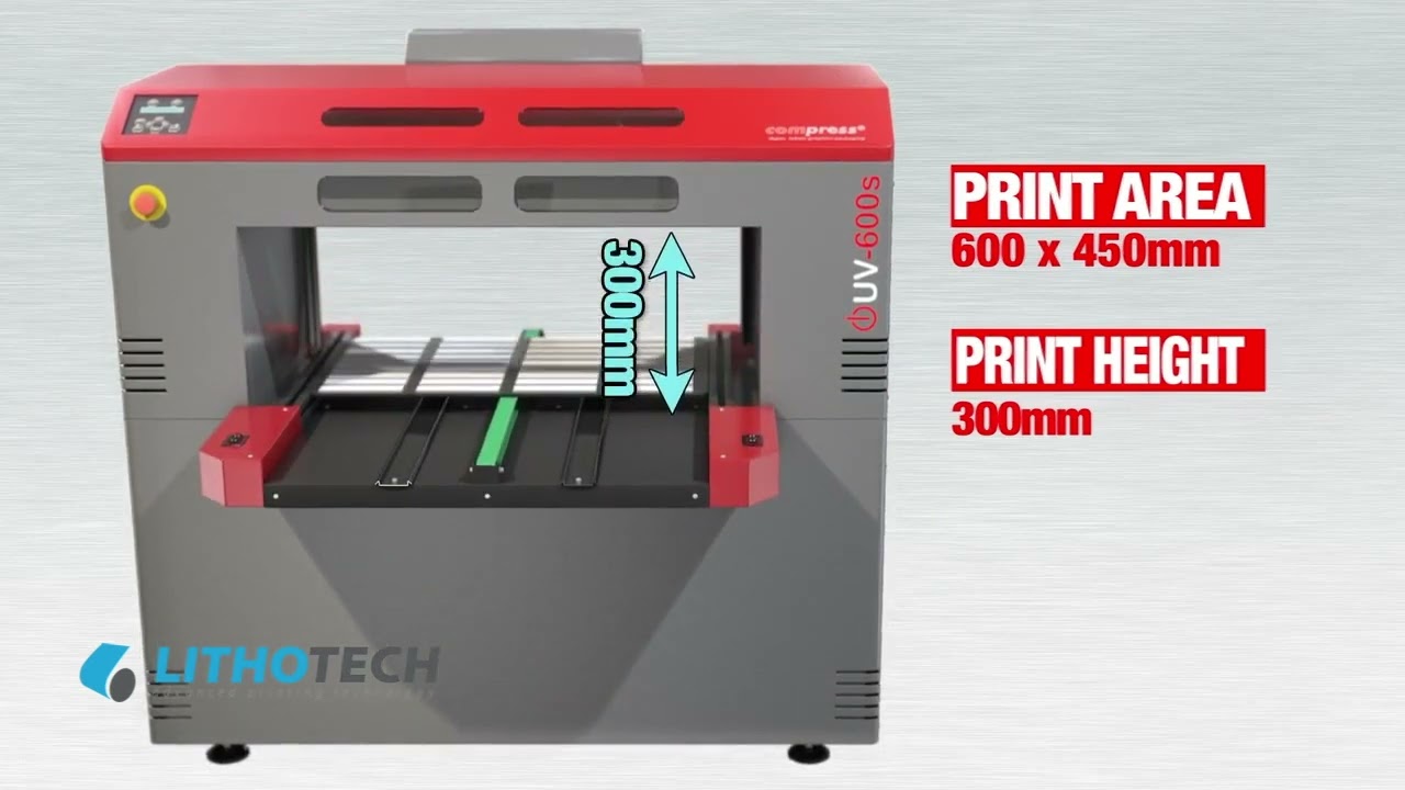 Compress UV 600s UV Flatbed Printer- Lithotech