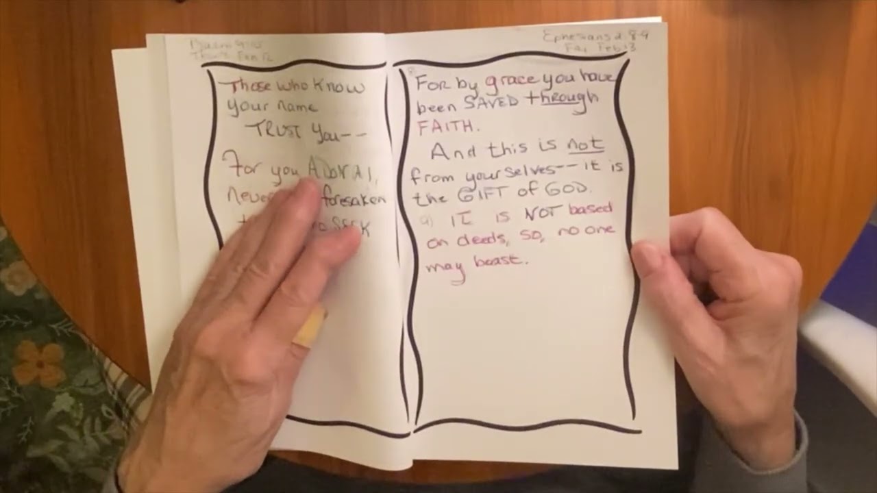Scripture writing &ndash; &ndash; faith and trust &ndash; &ndash; message ￼