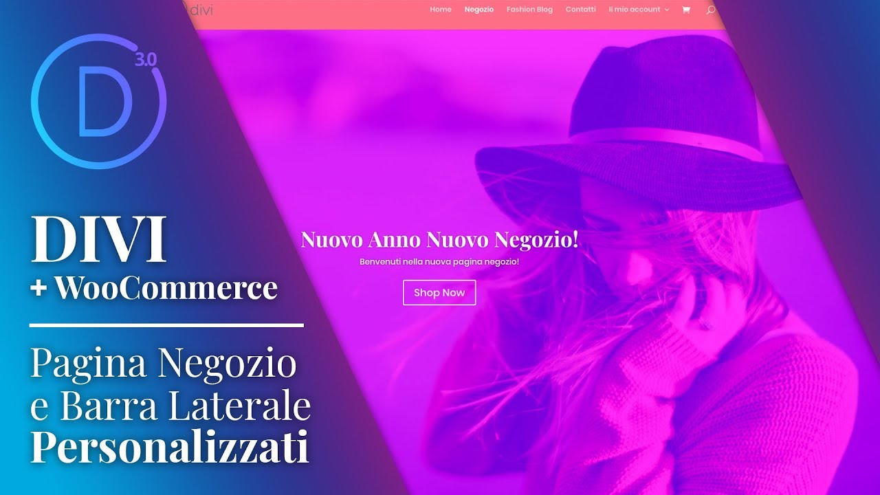🛍 Modulo Negozio e Sidebar Personalizzati - WooCommerce e DIVI