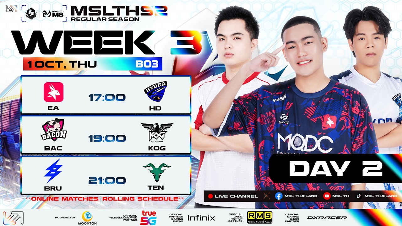 [EN] 🔴MSL TH S2 W3 D3 | THREE MATCHUPS, ONE BATTLEFIELD 🔥