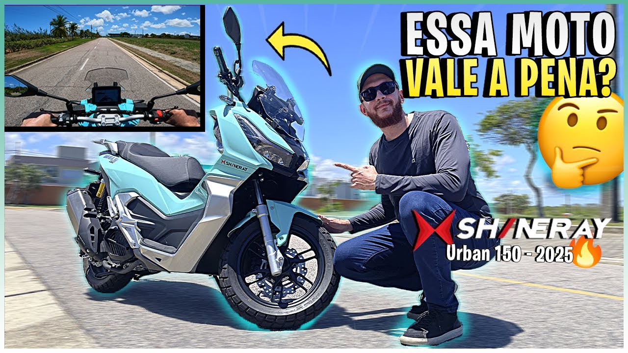 🔥TESTANDO A NOVA URBAN 150/2025 DA SHINERAY!