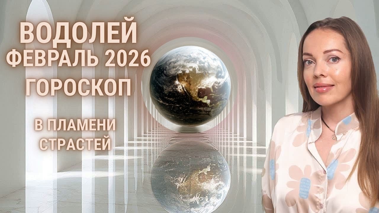 Водолей - гороскоп на февраль 2026 года. В пламени страстей