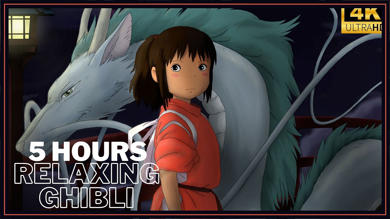 Best of GHIBLI Music - 5 Hours Ghibli Relaxing Mix | Melodic Mood