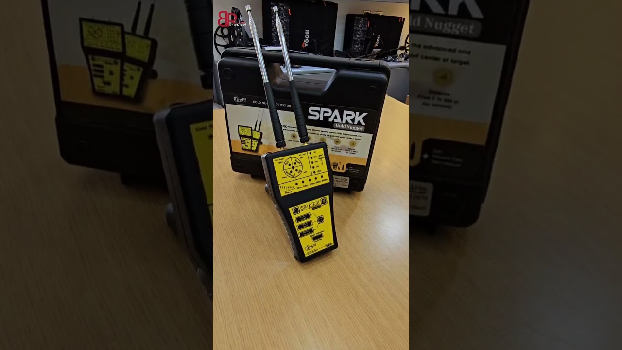 The smallest American Spark Gold Nugget raw gold detector