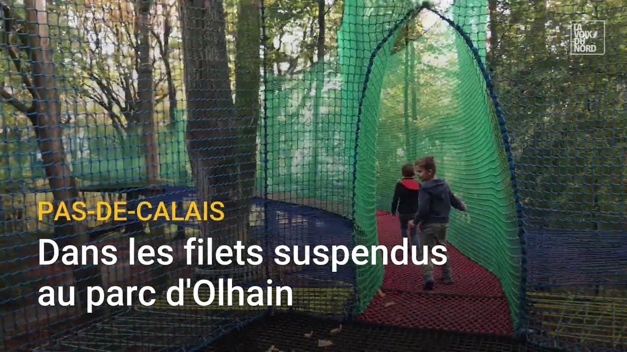 Dans les filets suspendus du parc d’Olhain à Maisnil-les-Ruitz