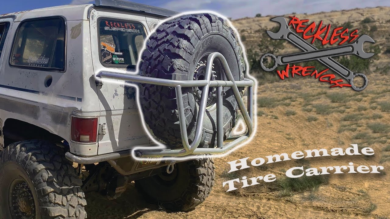 Homemade Tire Carrier for the Stuburban