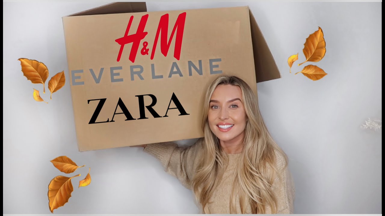 ZARA, H&M & EVERLANE TRY ON HAUL!! | Freya Killin