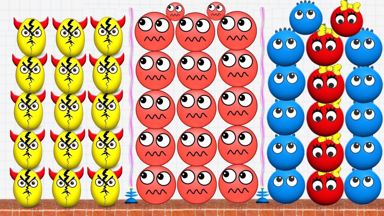 😂 3×3 Games Challenges / Hide Ball 🆚 Draw to Smash 🆚 LUCKY BALLS 2048 Gameplay part 41