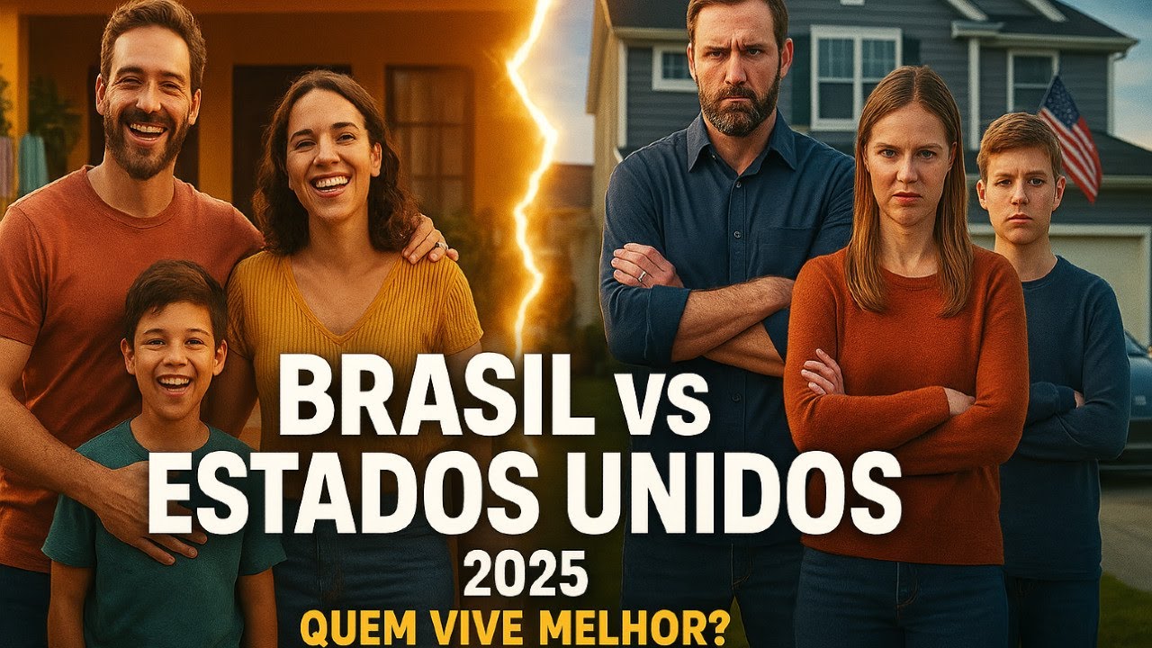Como é viver em uma Casa: Nos EUA vs Casa no Brasil em 2025