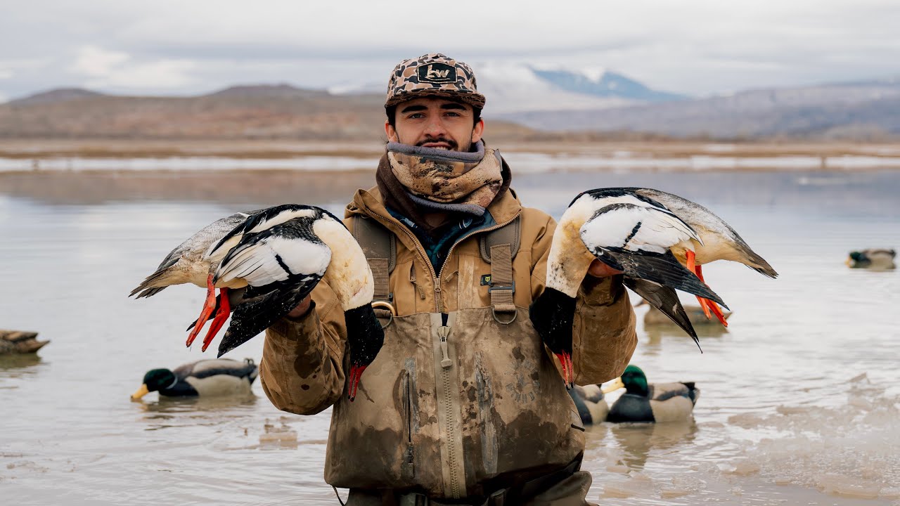 Duck Hunting a Mud Flat River in the Mountains!
