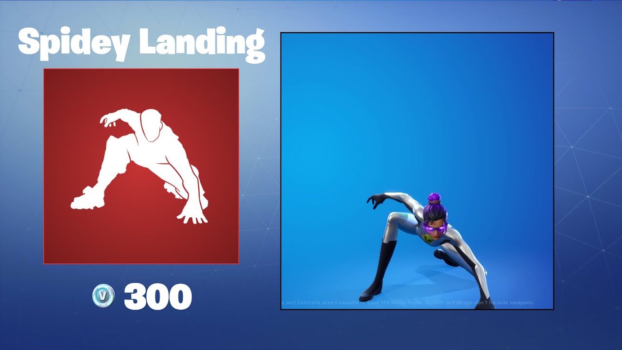 Spidey Landing | Fortnite Emote