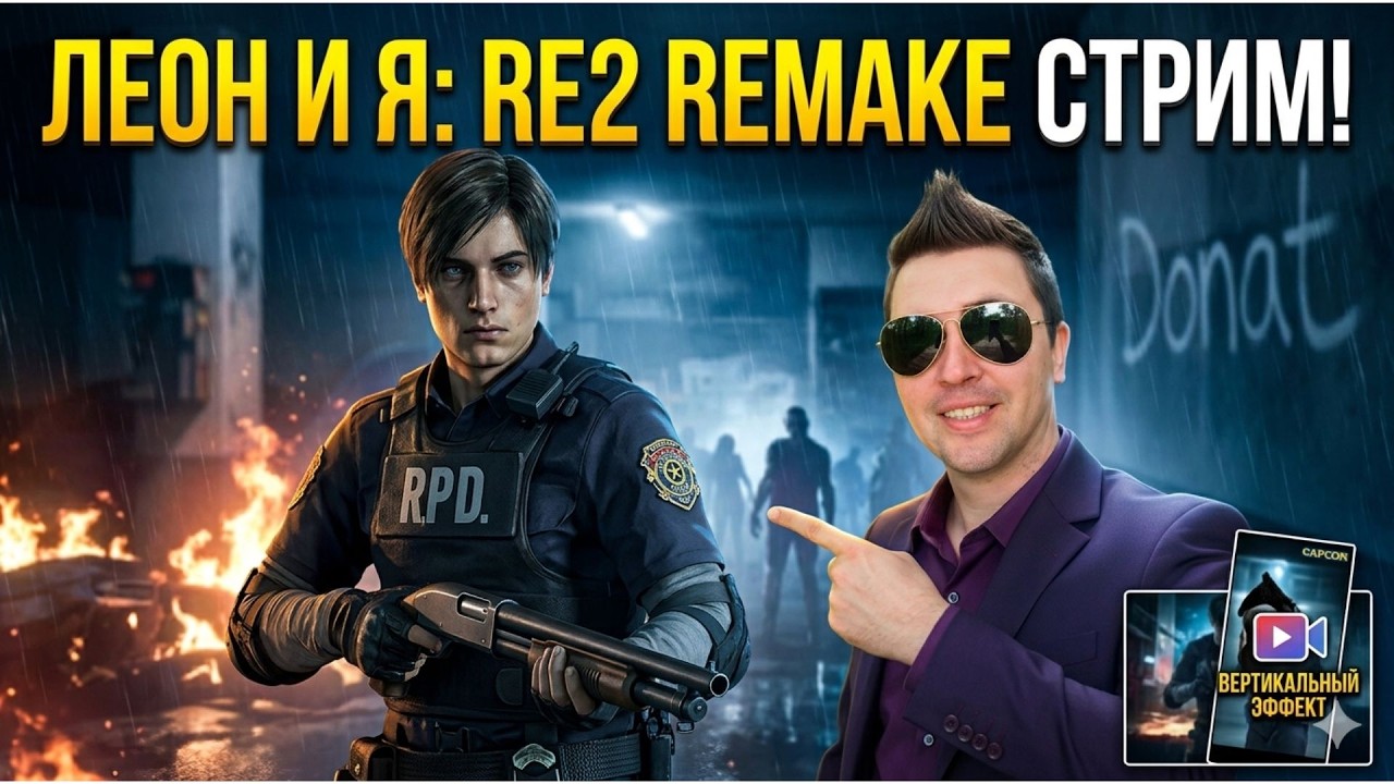 Resident Evil 2: Выживание за Леона 🧟‍♂️