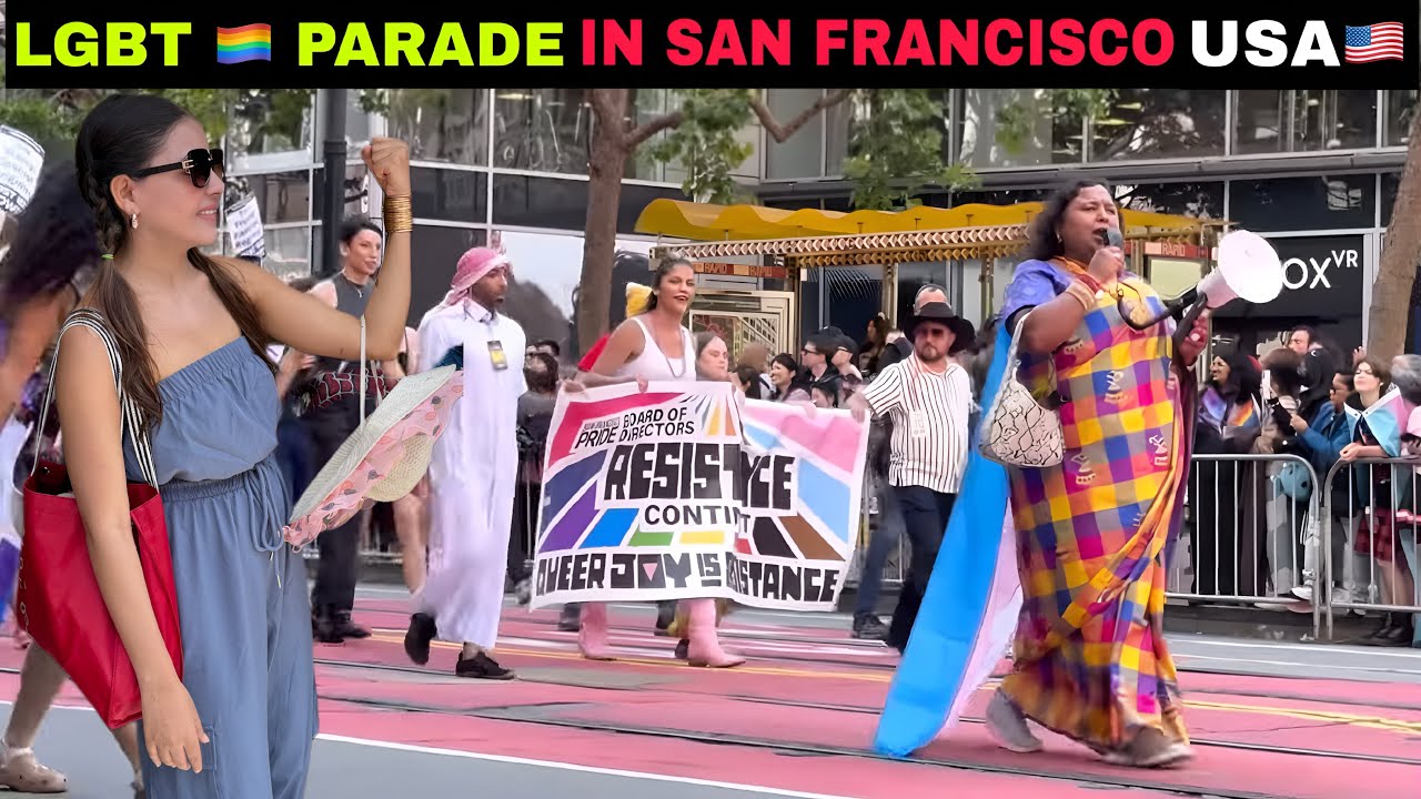 Going For Lesbian Protest In Usa🇺🇸 |LGBTQ Parade 🏳️‍🌈 
