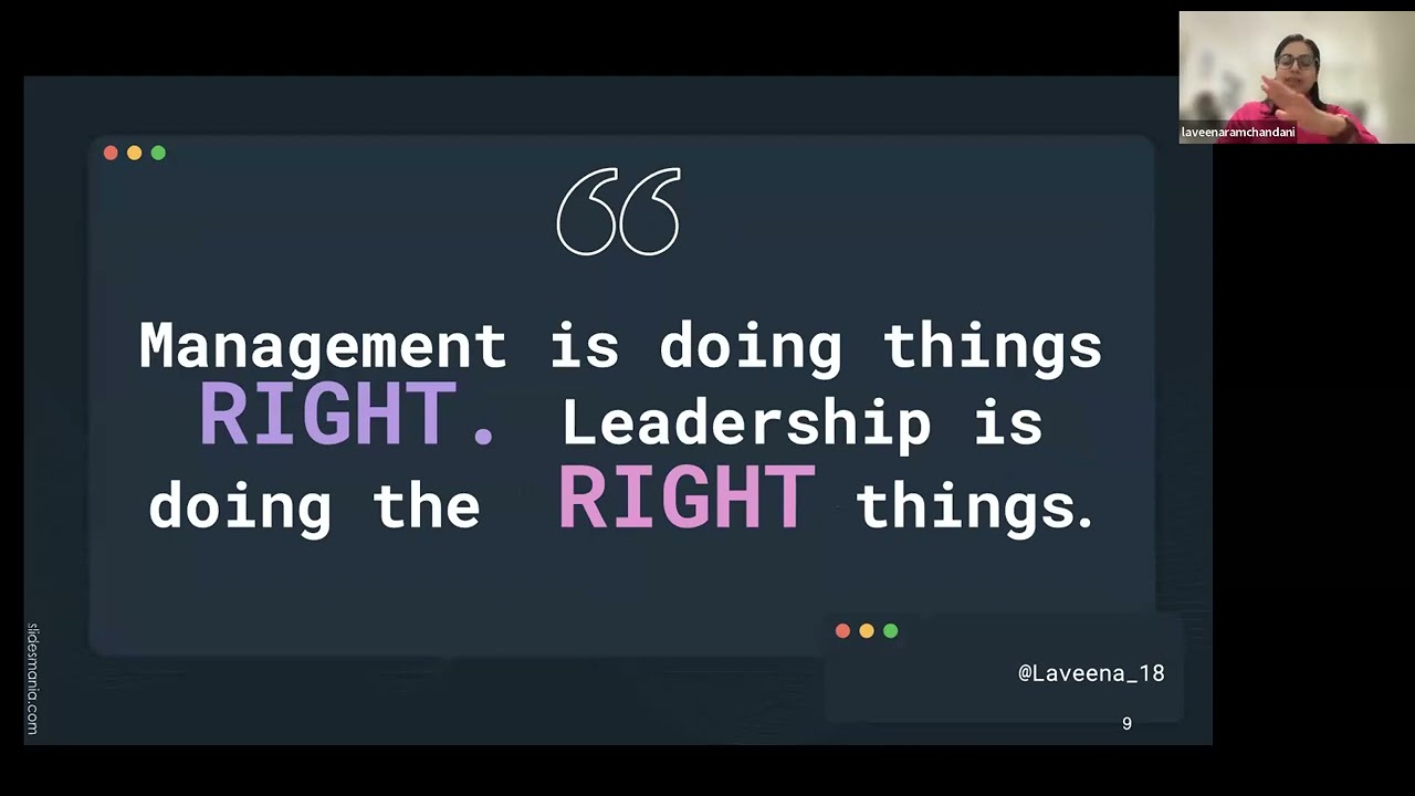 Laveena Ramchandani - How to be a great test manager - January 2024