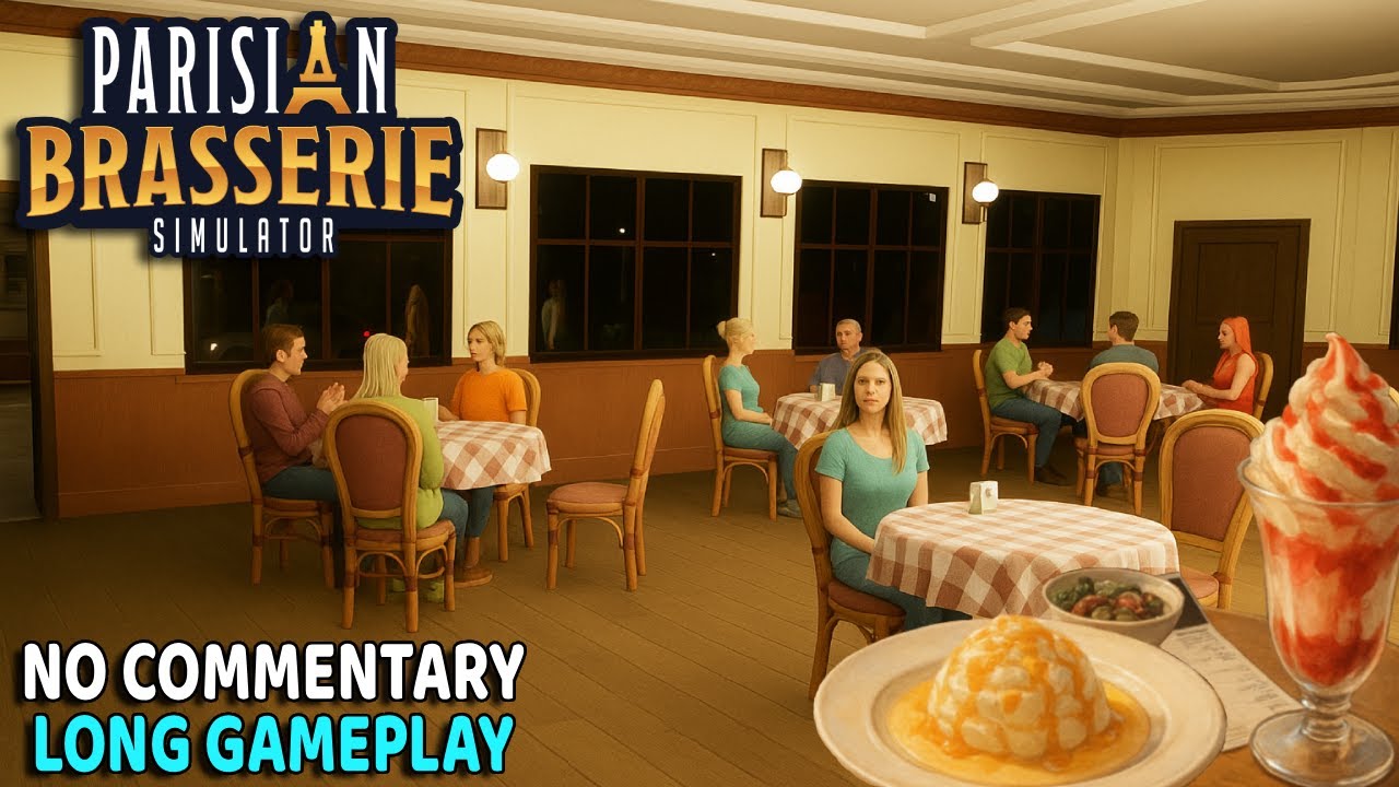 Parisian Brasserie Simulator | no commentary long gameplay