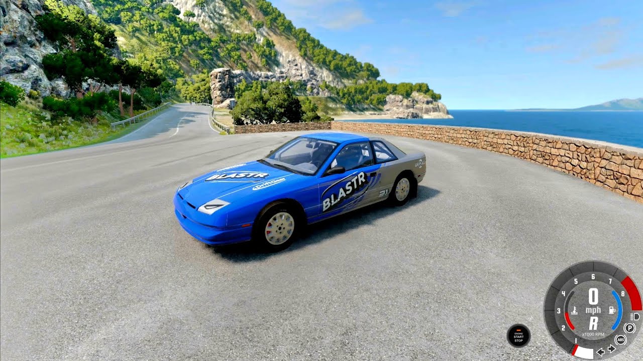 BeamNG Gameplay - Blastr Car Drifting Hills Road Par Ki Aaj 