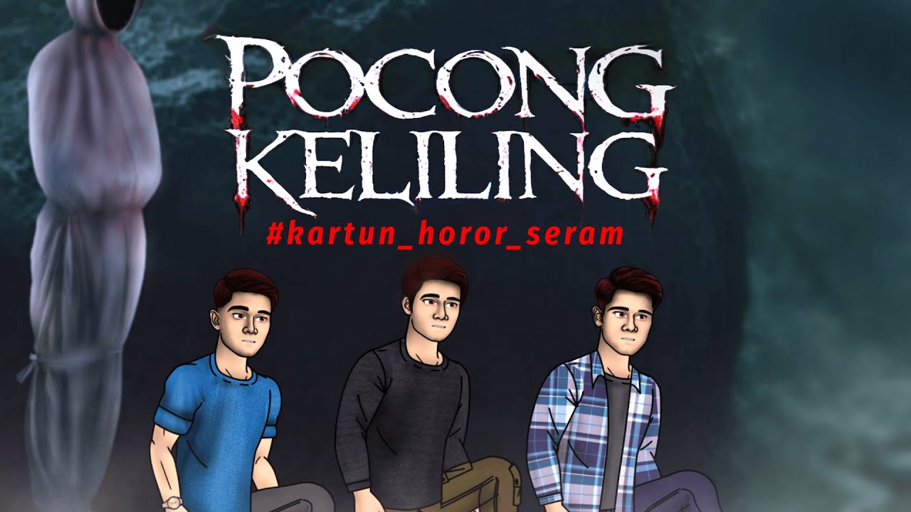 Kartun Hantu Seram Terbaru | Pocong Keliling | Kartun horor