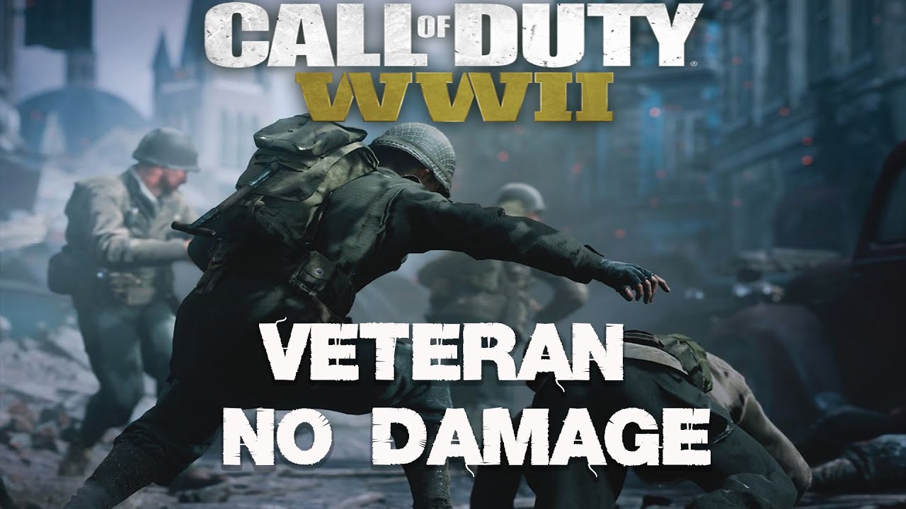 Call of Duty: WWII - Veteran | No Damage | Full Game Walkthrough