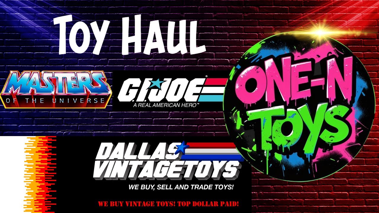 What 80's M.O.T.U. and G.I. Joe figures did I buy from Dallas Vintage Toys??