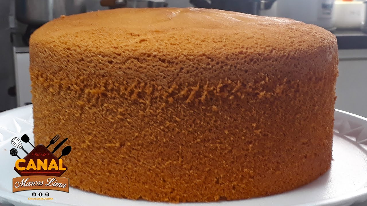PÃO DE LÓ PROFISSIONAL DE 3 INGREDIENTES