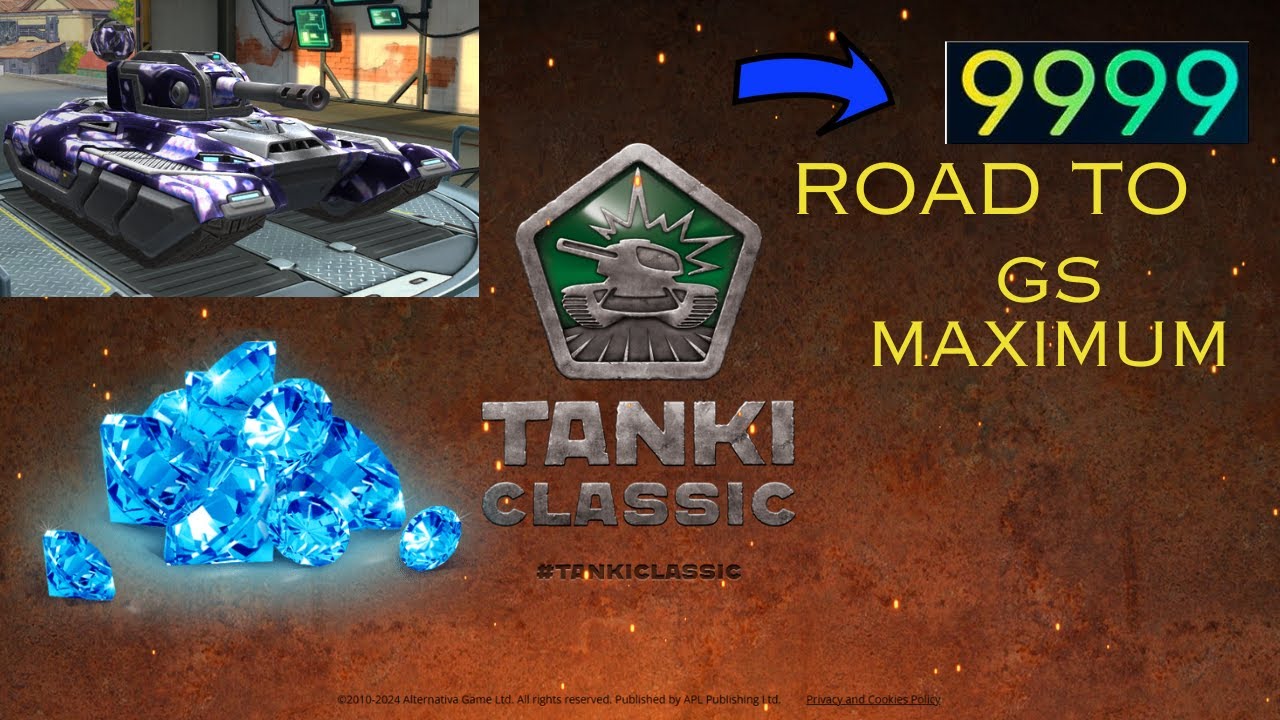 TANKI ONLINE - FARMING CRYSTALS - ROAD TO GS 9999