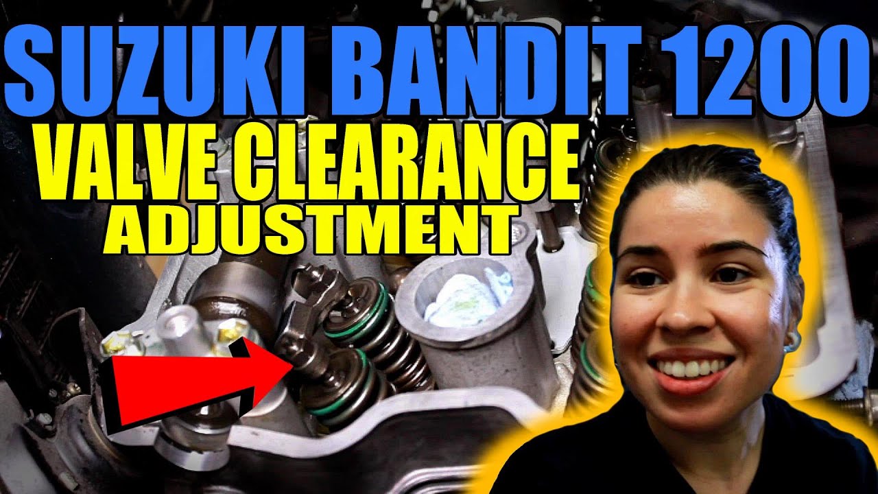 Suzuki Bandit 1200 Valve Clearance Adjustment - How to Adjust Valve Clearance
