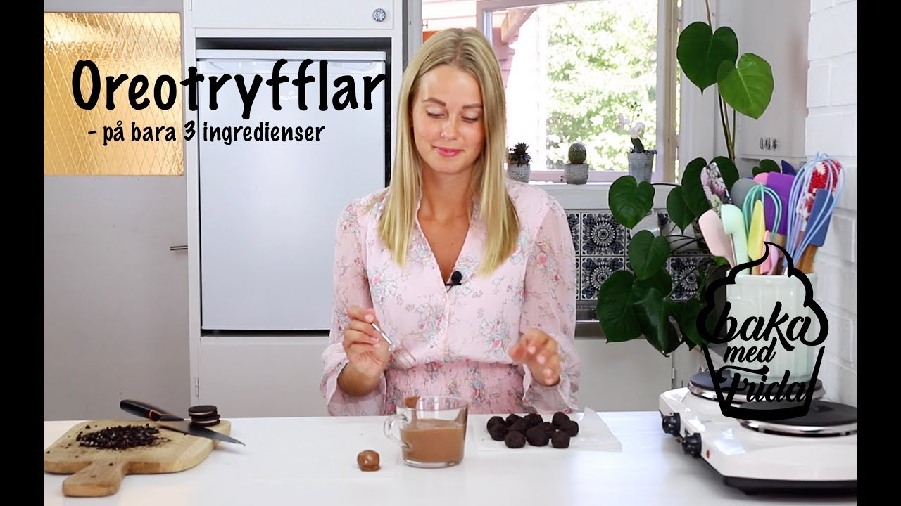 Baka med Frida | Oreotryfflar - Godis på 3 ingredienser
