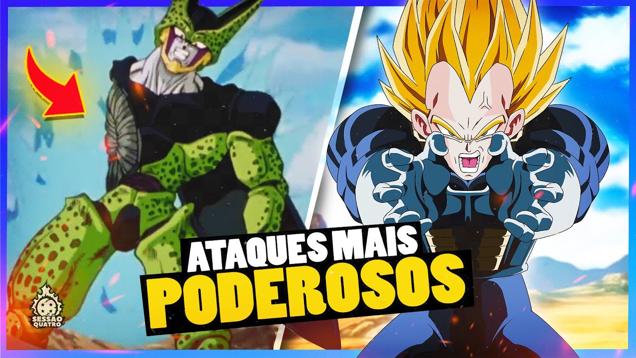 OS ATAQUES MAIS PODEROSOS DO VEGETA!