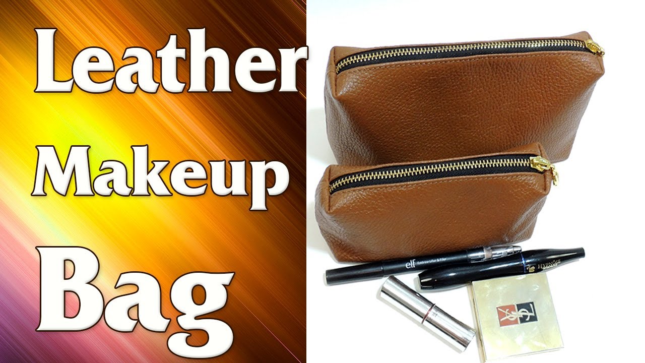 Fast Leather Cosmetic bags (Makeup Pouches)+ Patterns
