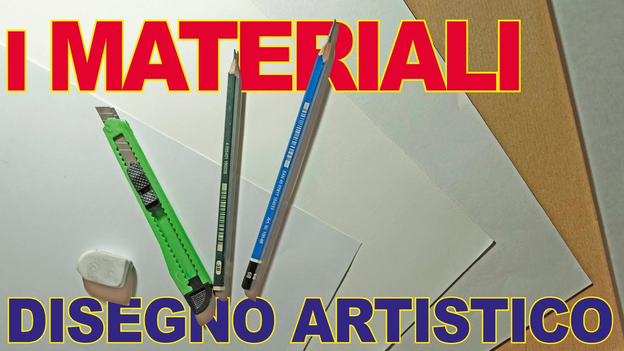 I materiali per il disegno artistico
