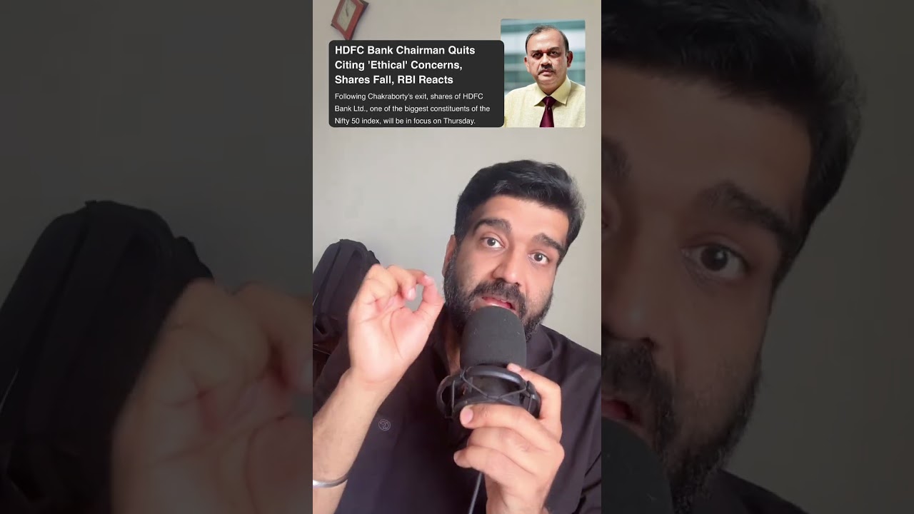 HDFC Bank Chairman RESIGNS &ndash; Storm Coming or Hidden Opportunity?#hdfcbank #hdfcbanksharenews #nifty