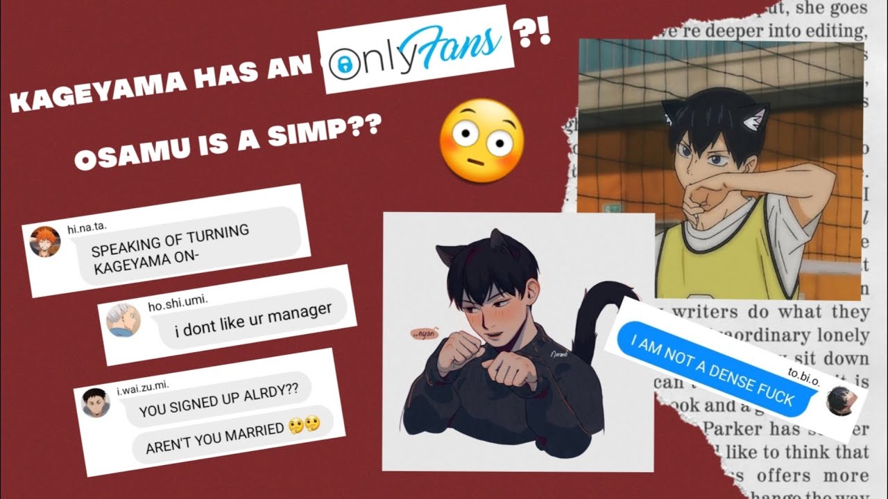 KAGEYAMA HAS A WHAT?! OSAMU IS A SIMP?? 😳🤭|| Haikyuu Texting Story