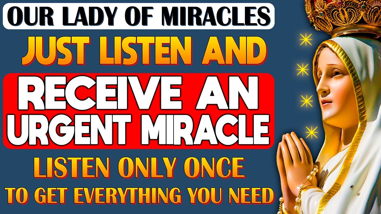 🛑 URGENT PRAYER FOR HEALING: Miraculous Virgin Mary&rsquo;s Powerful Intercession for the Sick