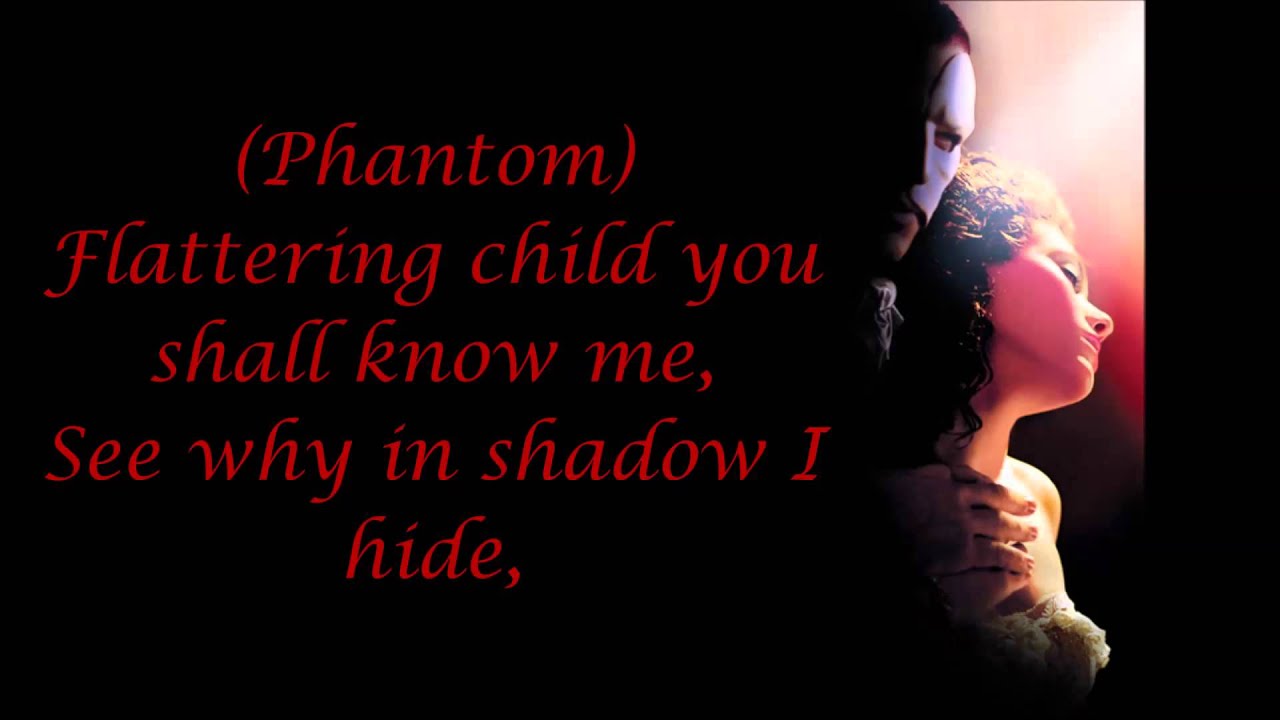 The Mirror (Angel of Music) Phantom of the Opera Lyrics