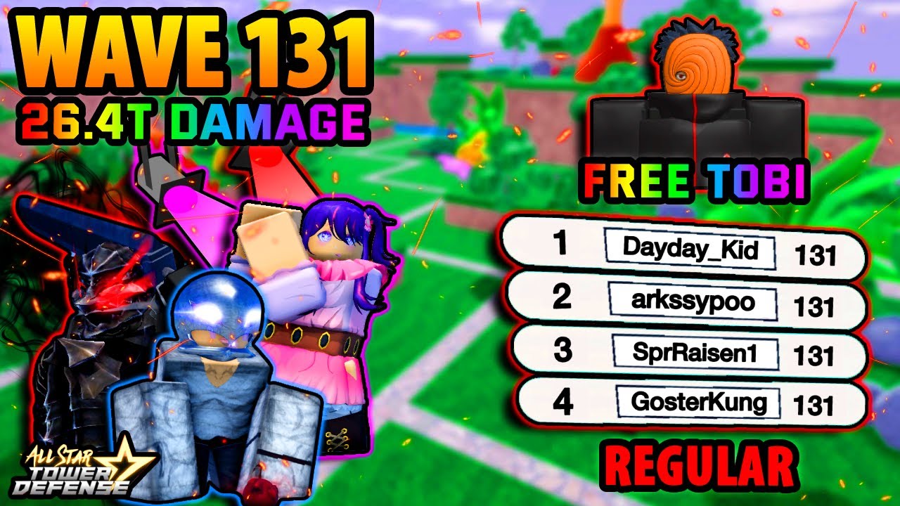 How to get Wave 131 (26.4+ Trillion Damage Combined) - All Star Tower Defense